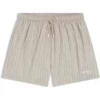 BOSS Printed swim shorts in quick-dry fabric