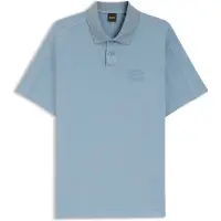BOSS för män. 50559146 Polo Relaxed Fit ljusblå (L), Casual, Bomull, Kort ärm