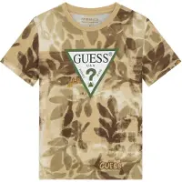 GUESS T-shirt khaki / oliv / mörkgrön / vit