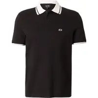 Armani Exchange T-shirt ljusgrå / svart / vit