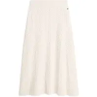 Tommy Hilfiger Cable Knit Relaxed A Line Midi Skirt