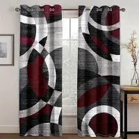 Yiran Furniture Rutiga gardiner Stilfull fönsterdekoration med kanal för stång för vardagsrum sovrumsinredning Röda, vita, grå, svarta färger 2 paneler W50 X H130(CM)X2&Grommet Top