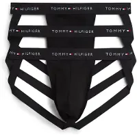 Tommy Hilfiger 3 Pack Signature Logo Waistband Jockstraps