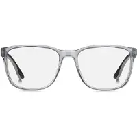 BOSS Transparent-grey optical frames with logo plaque