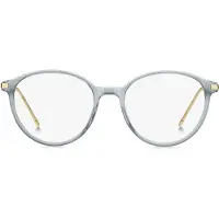 BOSS Blue-grey optical frames with gold-tone trims