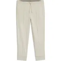 BOSS Cotton-blend tracksuit bottoms with piping details