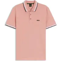 BOSS för män. 50469055 Polo Paddy rosa (M), Casual, Bomull, Kort ärm