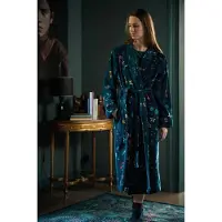 Pip studio Bathrobe Les Fleurs Dark Blue M