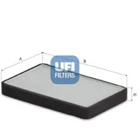 Ufi Luftfilter i kupén 53.665.00