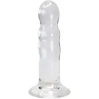 Ginza.se Dildo - Transparent 16 cm med sugkopp
