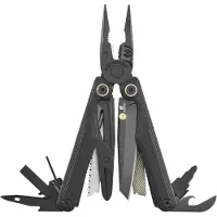 Leatherman Wave Alpha Obsidian 833334 Black DLC MagnaCut, Black G10, multi-tool