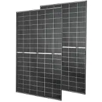 Vevor 2 st 400W bifaciala solpaneler, 16BB N-typ monokristallin PV-modul 24 % effektivitet, IP65 vattentät solpanel med MC4-utgång och aluminiumram för bil, båt, husbil, platt tak, off-grid