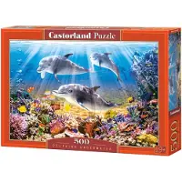 Castorland Dolphins Underwater 500 pcs, 500 styck, Flora och fauna, 9 År