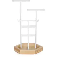 Songmics smyckeshållare stativ 36 cm vit
