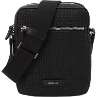 Calvin Klein Embossed Woven Reporter Bag