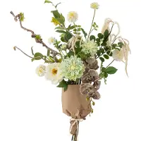 Bloomingville Rise bukett, vit, konstgjorda blommor