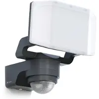Steinel Utomhus vägglampa med rörelsesensor XLED PRO Expanse SC, Svart, Syntetmaterial, Modern