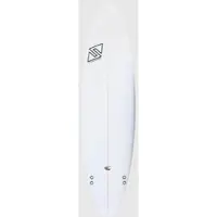 TwinsBros Easy Wave Future Surfbräda white, 6'8