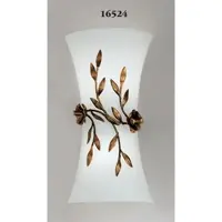 KÖGL Vägglampa ROSE, dimbar, Brun / mässing, Vardagsrum / matsal, Metall, Lantlig / rustik, Vägglampa, vägglampa inomhus
