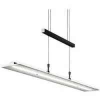 B.K.Licht Hänglampa Tick, dimbar, Svart, Vardagsrum / matsal, Glas, Modern, Pendellampa