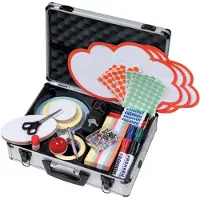 Franken Trainer Moderationslåda Aluminium Antal delar: 3000 54 cm x 18 cm x 36 cm Svart, Silver
