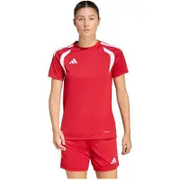 Adidas Tränings T-Shirt Tiro 26 League - Röd/Vit Dam, storlek Large