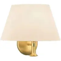 Hufnagel Vägglampa Royce, Mässing / guld, Vardagsrum / matsal, Mässing, Modern, Vägglampa, vägglampa inomhus