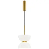 Maytoni Design pendellampa Kyoto, Vitt / opal, Vardagsrum / matsal, Glas, Modern, Pendellampa