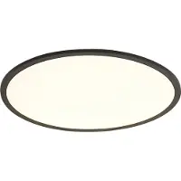QAZQA Smart LED-panel svart 60 cm inkl. LED Dim to Warm med fjärrkontroll - Knob