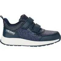 Viking Footwear Kids' Bouncy Glitter Waterproof 2v Navy