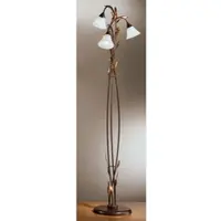 KÖGL Golvlampa CAMPANA, Brun / rost, Vardagsrum / matsal, Metall, Florentinsk, Golvlampa