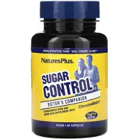 NaturesPlus Sockerkontroll, Dieters följeslagare, 60 kapslar
