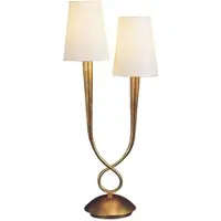 MANTRA Bordslampa Paola, Mässing / guld, Vardagsrum / matsal, Metall, Modern, Bordslampa
