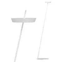 Sigor LED golvlampa Mahina, dimbar, Vitt / opal, Vardagsrum / matsal, Aluminium / grå / zink, Modern, LED-golvlampa