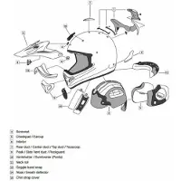 Arai Mx-v Hakventilation