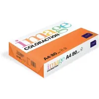 Antalis Coloraction, Laser-/ bläckstråleutskrift, A4 (210x297 mm), 2500 ark, 80 g/m ^, Orange, 100%
