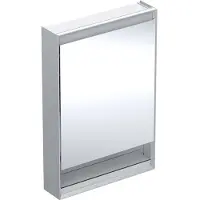 Geberit Spegelskåp ONE 1 dörr/hylla 90x60x15 alu v
