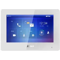 Dahua VTH5 Series VTH5421HW-W - IP intercom station monitor - Wi-Fi, inomhus - trådlös, kabelansluten - 802.11b/g/n - 2.4 Ghz - 10/100 Ethernet - vit