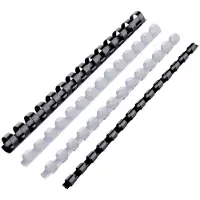 GBC CombBind inbindningsråg 12 mm A5 14-rings sortiment (100 st.)