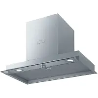 Elica Boxin IX/A/60 - Kåpa - huv - bredd: 59.4 cm - djup: 34 cm - utsug och återcirkulering (-) - rostfritt stål