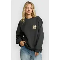 RVCA Baggie Boyfriend Crew Tröja pirate black, L