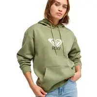 Roxy Surf Stoked Brushed Art Hoodie oil green, XS