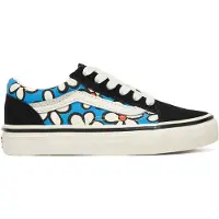Vans Sneakers Old Skool Painted Floral Bright Azure flickor - Svart - 34