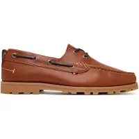 Tommy Hilfiger Leather Cleat Lightweight Boat Shoes