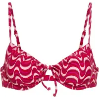 LASCANA Bikiniöverdel rosa / vit