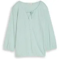 Tom Tailor Blus mint / vit