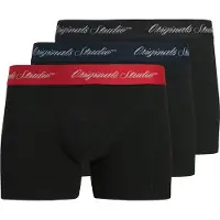 Jack & Jones Boxershorts 'JACNORREBRO' mörkblå / röd / svart