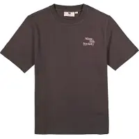 Garcia T-shirt mörkgrå / rosé / svart