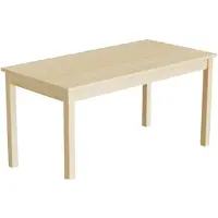 Tranås Skolmöbler Skrivbord Lovis 601 1200x600 mm Höjd 600 mm ljusgrå linoleum björkstativ