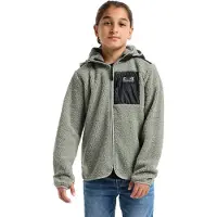 Didriksons Kids' Exa Full Zip 3 Wilted Leaf